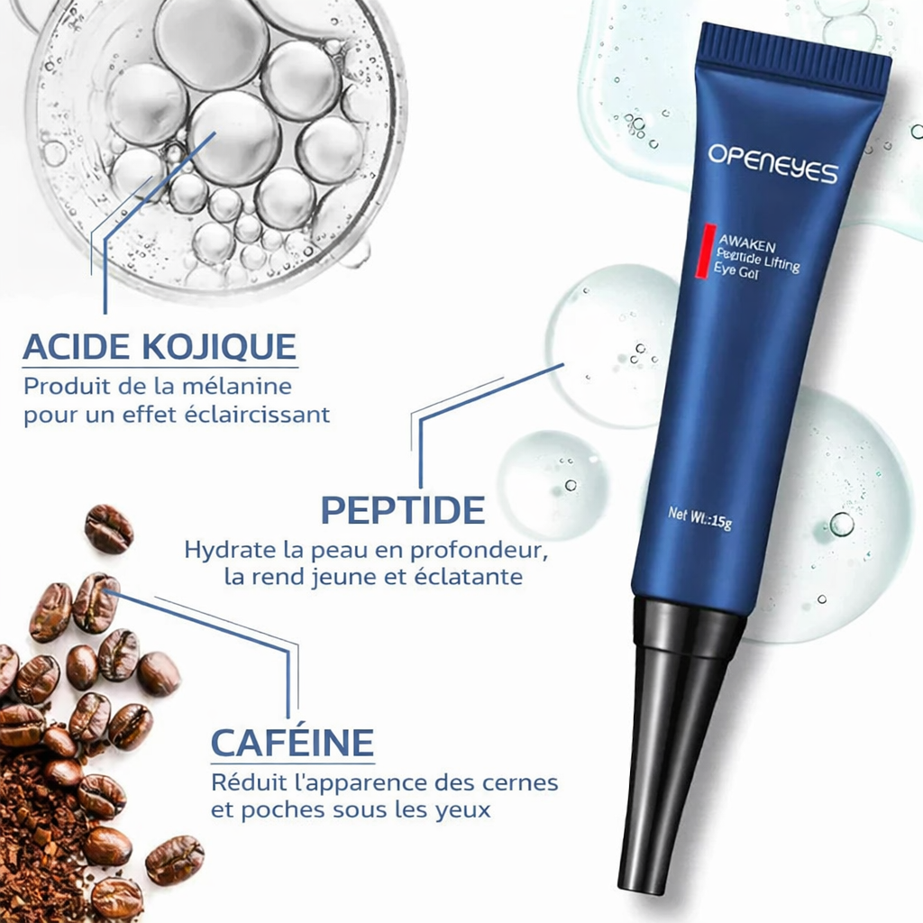 OPENEYES Gel contour des yeux liftant aux peptides Awaken